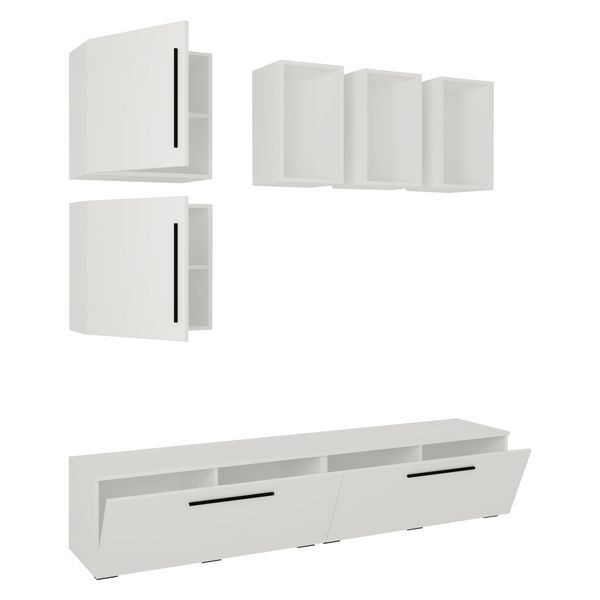 Schrankwand Wohnzimmer Anbauwand Wohnwand Arila L