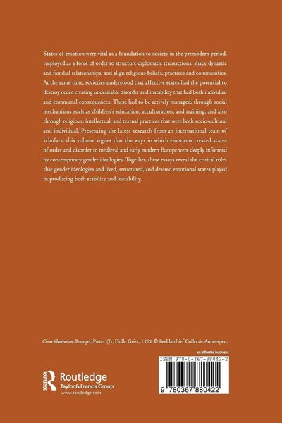 Produktbild: Gender and Emotions in Medieval and Early Modern Europe