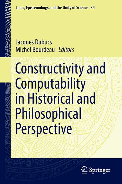 Produktbild: Constructivity and Computability in Historical and Philosophical Perspective