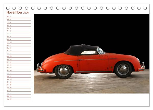 Produktbild: Classic 356 (Tischkalender 2026 DIN A5 quer), CALVENDO Monatskalender