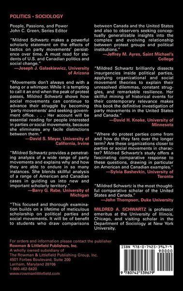 Produktbild: Party Movements in the United States and Canada