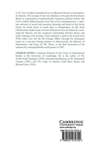 Produktbild: E. H. Carr and International Relations