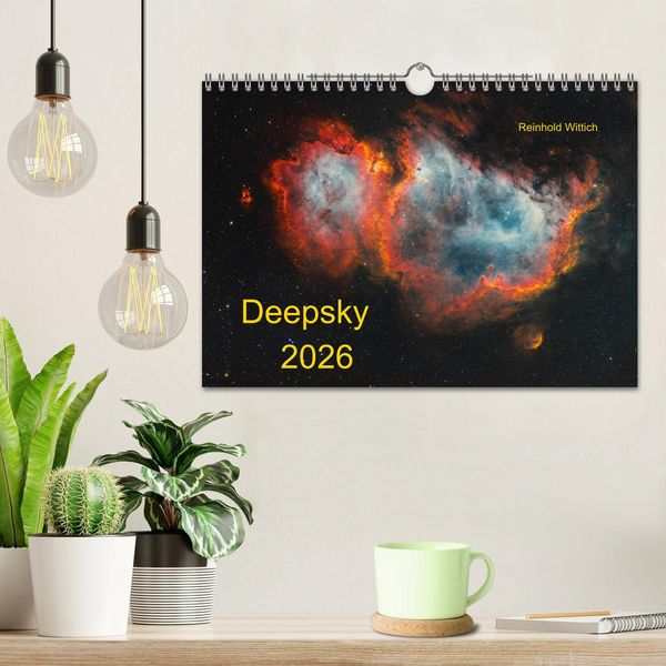 Produktbild: Deepsky 2026 (Wandkalender 2026 DIN A4 quer), CALVENDO Monatskalender