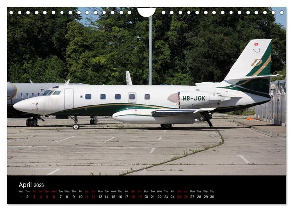 Produktbild: Bizjets (Wall Calendar 2026 DIN A4 landscape), CALVENDO 12 Month Wall Calendar
