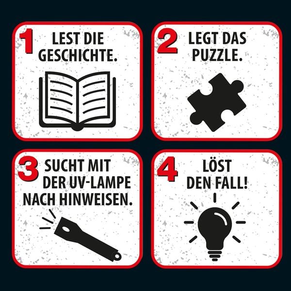 Produktbild: Krimipuzzle Die drei ??? Die Villa der R&auml;tsel