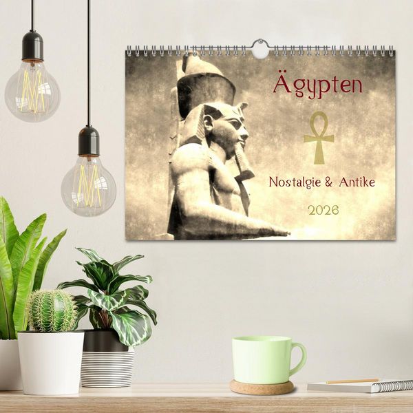 Produktbild: &Auml;gypten Nostalgie & Antike 2026 (Wandkalender 2026 DIN A4 quer), CALVENDO Monatskalender