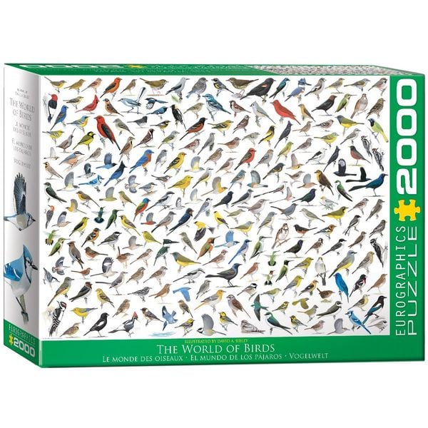 Produktbild: Puzzle 2000 Teile - The World of Birds