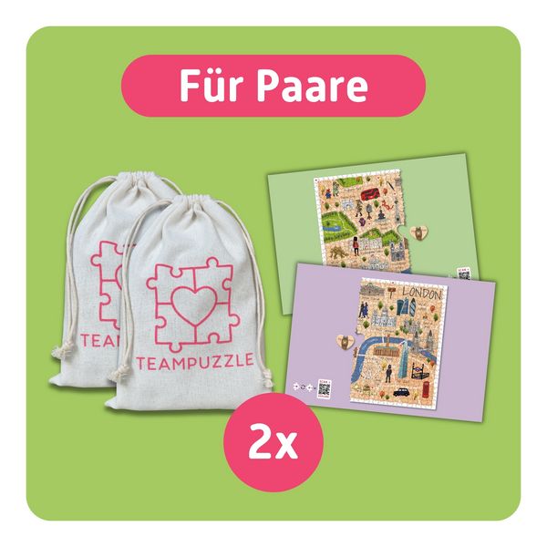 Produktbild: TEAMPUZZLE &ndash; London &ndash; 1000 Teile &ndash; Erwachsenenpuzzle f&uuml;r zwei Personen