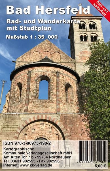 Produktbild: Bad Hersfeld - Rad- u. Wanderkarte