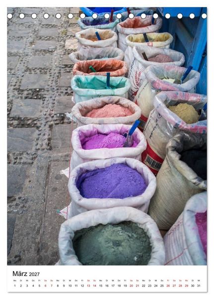 Produktbild: Marokko - Chefchaouen (Tischkalender 2027 DIN A5 hoch), CALVENDO Monatskalender