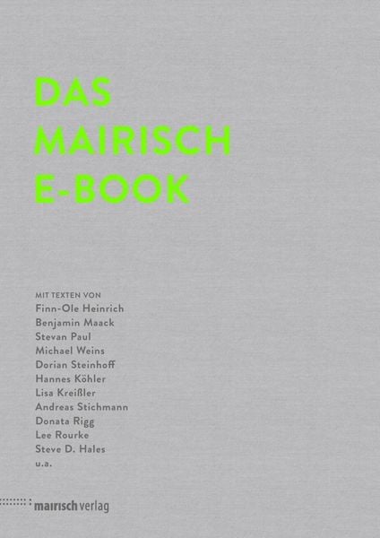Produktbild: Das mairisch E-Book