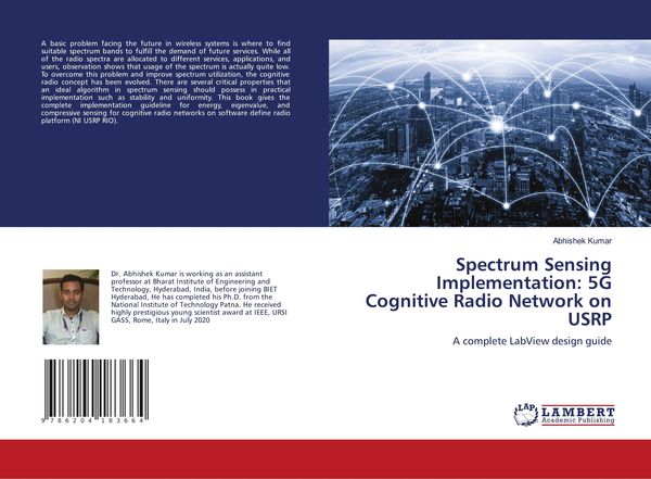 Produktbild: Spectrum Sensing Implementation: 5G Cognitive Radio Network on USRP