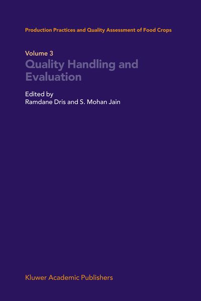 Produktbild: Quality Handling and Evaluation