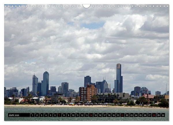 Produktbild: Melbourne (Wandkalender 2026 DIN A3 quer), CALVENDO Monatskalender