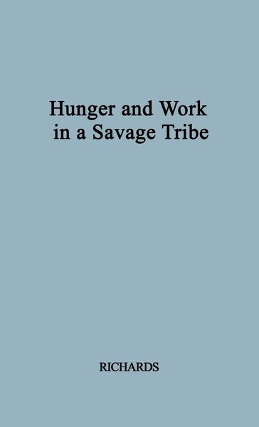Produktbild: Hunger and Work in a Savage Society