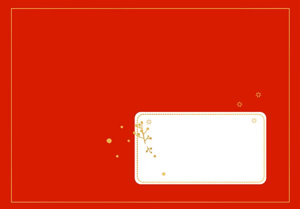 Produktbild: Weihnachtskarte mit Anh&auml;nger
