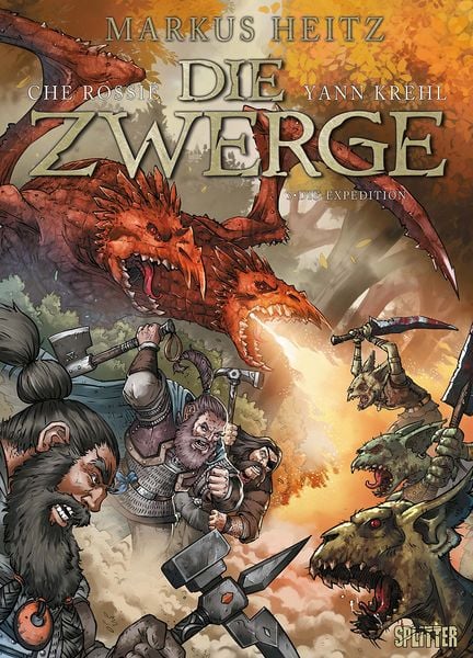 Die Zwerge. Band 3, Gebundene Ausgabe von Markus Heitz, Splitter-Verlag, 9783868695434