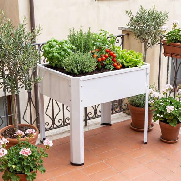Produktbild: Metall Beet Pflanzkasten Hochbeet 50x40 Balora M