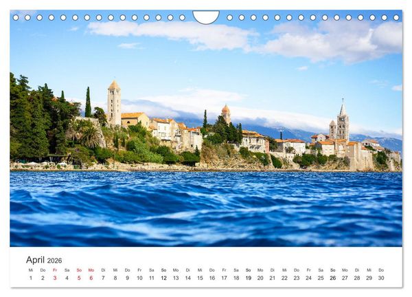 Produktbild: Malerisches Kroatien (Wandkalender 2026 DIN A4 quer), CALVENDO Monatskalender