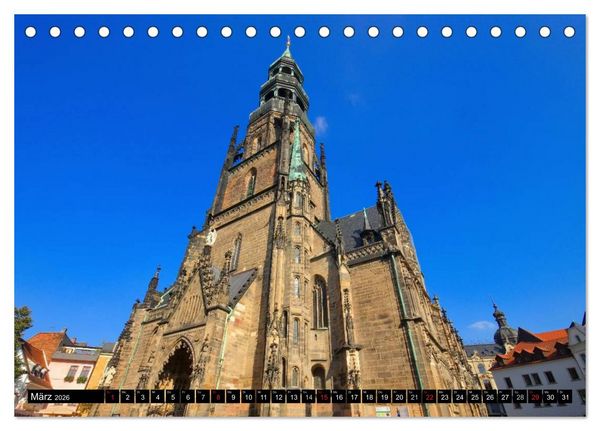 Produktbild: Zwickau - Stadt an der Mulde (Tischkalender 2026 DIN A5 quer), CALVENDO Monatskalender