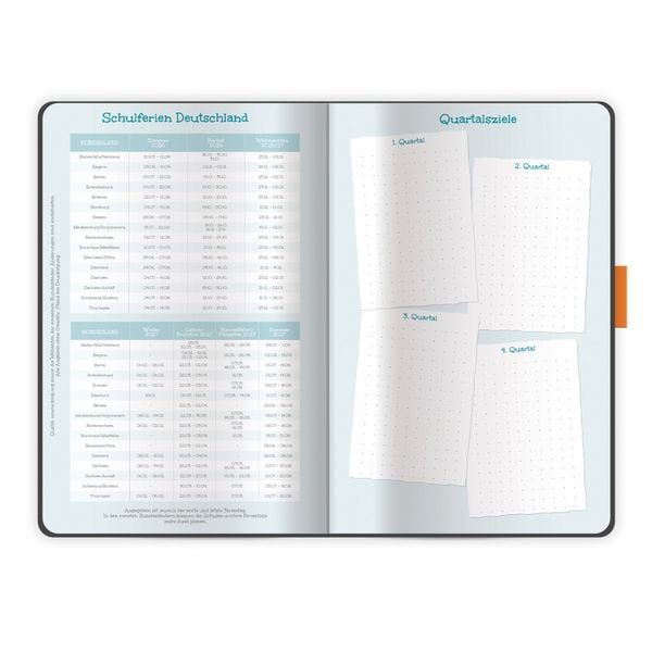 Produktbild: TR&Ouml;TSCH - Sch&uuml;lerkalender Specials mit Gummiband und Stifthalter Uni Black 26/27