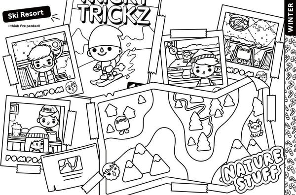 Produktbild: Toca Boca Dream Life Colouring Book