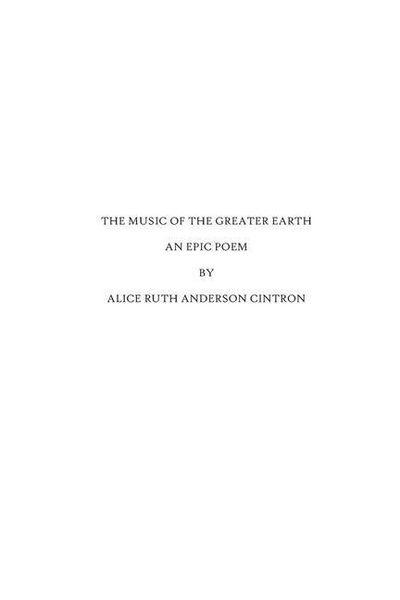 Produktbild: Music of the Greater Earth