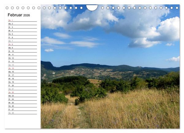Produktbild: Camino di Assisi - Franziskusweg (Wandkalender 2026 DIN A4 quer), CALVENDO Monatskalender