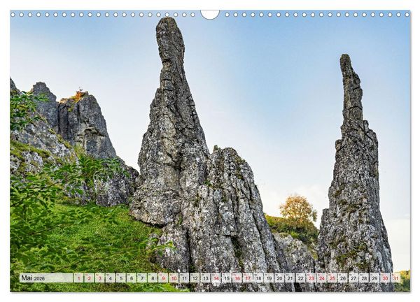 Produktbild: Wandern auf der &ouml;stlichen Schw&auml;bischen Alb (Wandkalender 2026 DIN A3 quer), CALVENDO Monatskalender