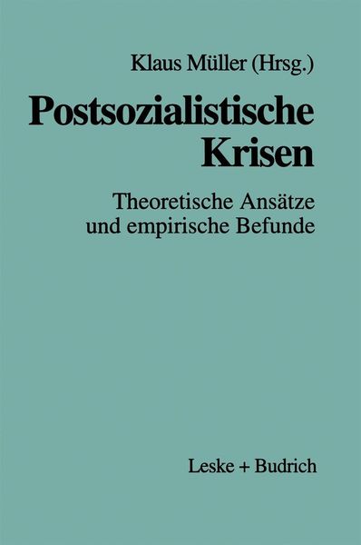 Produktbild: Postsozialistische Krisen