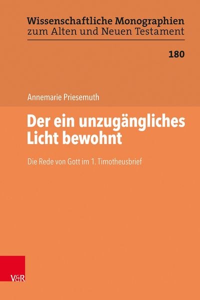 Produktbild: Der ein unzug&auml;ngliches Licht bewohnt