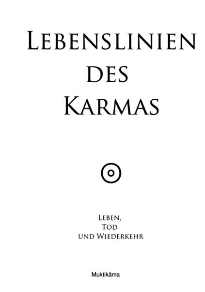 Produktbild: Lebenslinien des Karmas