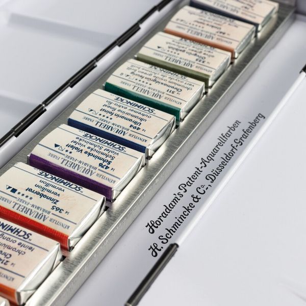 Produktbild: Schmincke HORADAM&reg; Aquarell Metallkasten, 9 x 1/1 N Technische T&ouml;ne