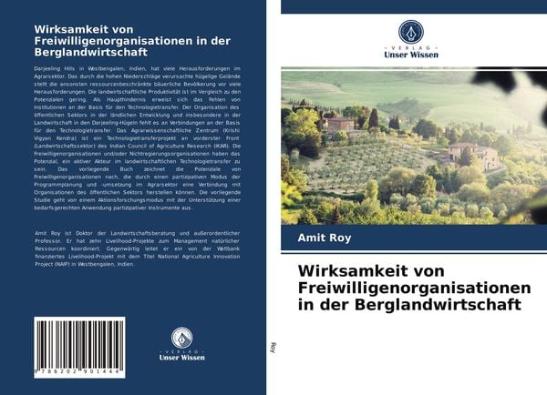 Wirksamkeit von Freiwilligenorganisationen in der Berglandwirtschaft, Taschenbuch von Amit Roy, Verlag Unser Wissen, 9786202901444