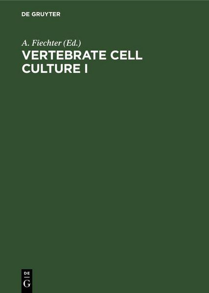 Produktbild: Vertebrate Cell Culture I