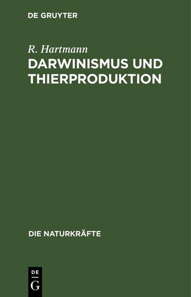 Produktbild: Darwinismus und Thierproduktion