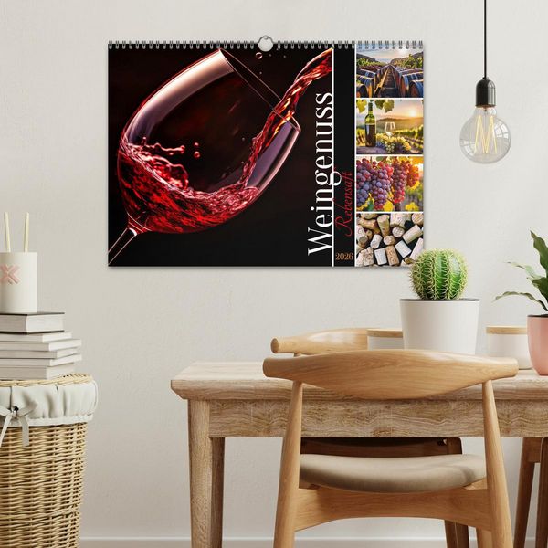 Produktbild: Rebensaft - Weingenuss (Wandkalender 2026 DIN A3 quer), CALVENDO Monatskalender