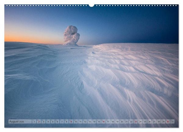 Produktbild: Lappland - Winterwandern Impressionen (Wandkalender 2026 DIN A2 quer), CALVENDO Monatskalender