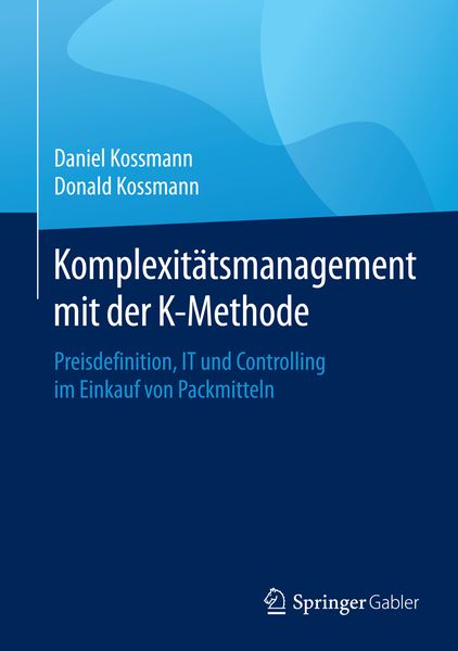 Produktbild: Komplexit&auml;tsmanagement mit der K-Methode