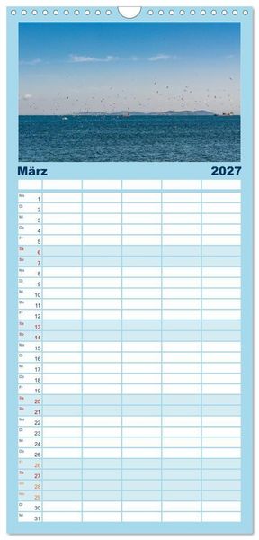 Produktbild: Familienplaner 2027 - Istanbul - Stadt am Bosporus mit 5 Spalten (Wandkalender, 21 x 45 cm) CALVENDO