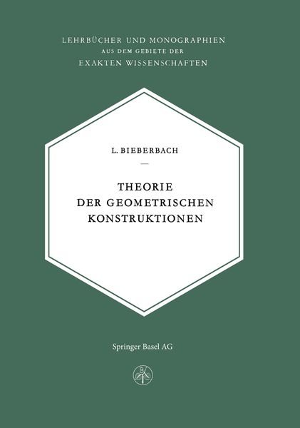 Produktbild: Theorie der Geometrischen Konstruktionen