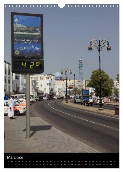 Produktbild: OMAN (Wandkalender 2026 DIN A3 hoch), CALVENDO Monatskalender