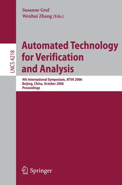Produktbild: Automated Technology for Verification and Analysis