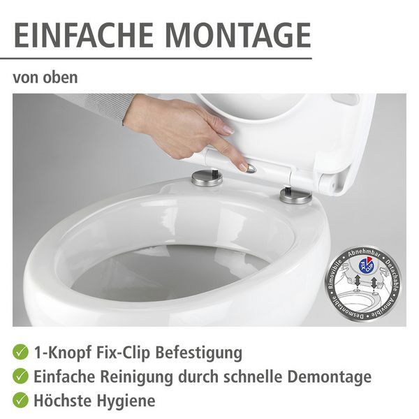 Produktbild: WC-Sitz Boat High Gloss, aus bruchstabilem Thermoplast