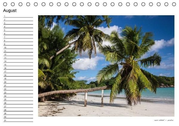 Produktbild: die seychellen - ganz nah am paradies (Tischkalender immerw&auml;hrend DIN A5 quer)