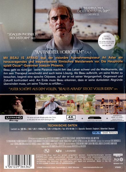Produktbild: Beau is Afraid - Mediabook (+ Blu-ray)
