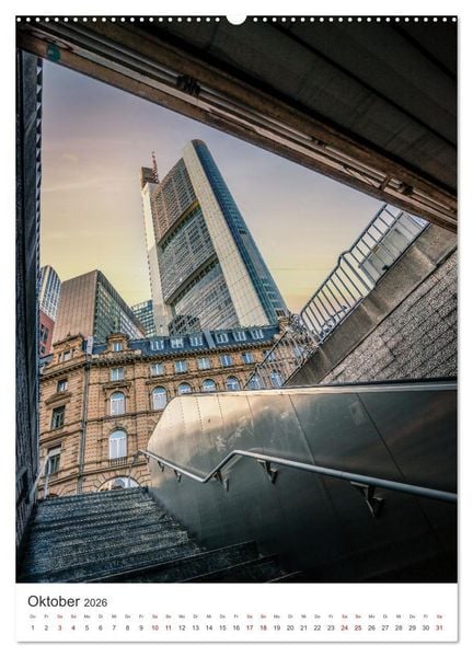 Produktbild: Frankfurt am Main, eine Stadt voller Magie (Wandkalender 2026 DIN A2 hoch), CALVENDO Monatskalender