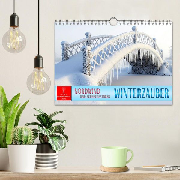 Produktbild: Winterzauber - Nordwind und Schneegest&ouml;ber (Wandkalender 2026 DIN A4 quer), CALVENDO Monatskalender