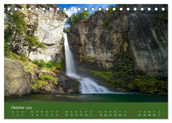 Produktbild: Farbenfrohes Patagonien (Tischkalender 2026 DIN A5 quer), CALVENDO Monatskalender