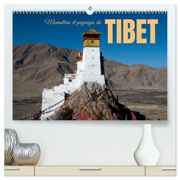 Produktbild: Monast&egrave;res et paysages du Tibet (Calendrier mural haut de gamme 2027 DIN A2 vertical), CALVENDO calendrier mensuel